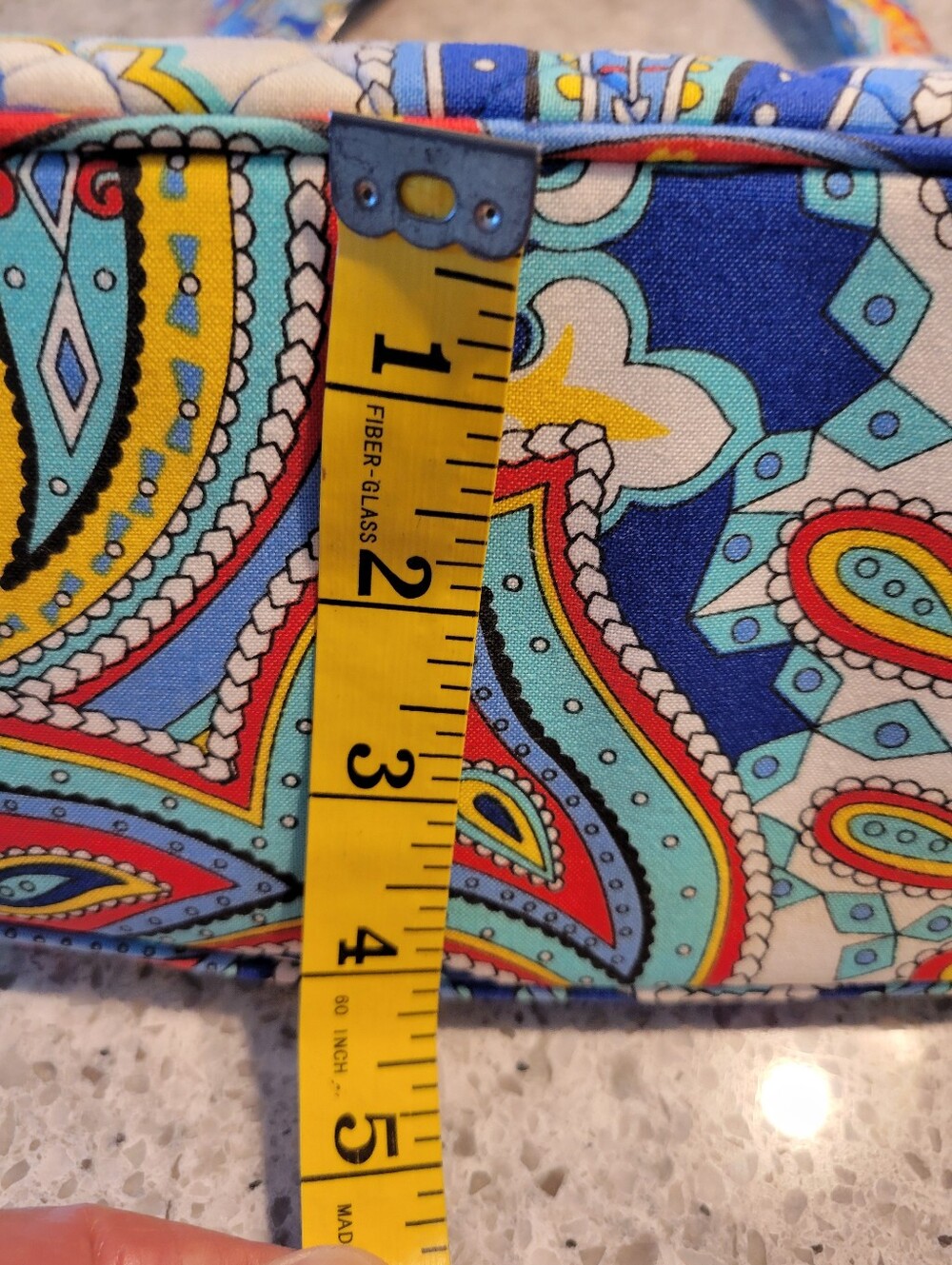 Neve Ben Used New No Tag Vera Bradley Handbag.100% Cotton Fabric - Picture 6 of 11